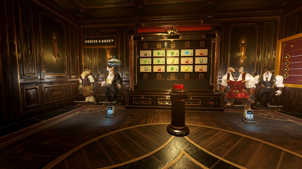 The casino floor