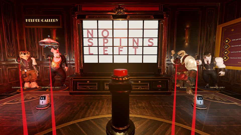 No spins left